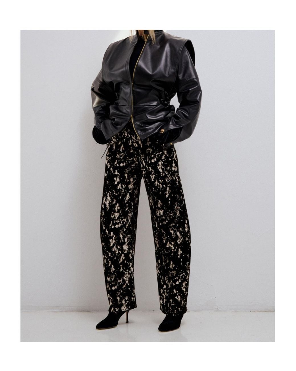 DARKPARK Black Gianna Zipped Jacket