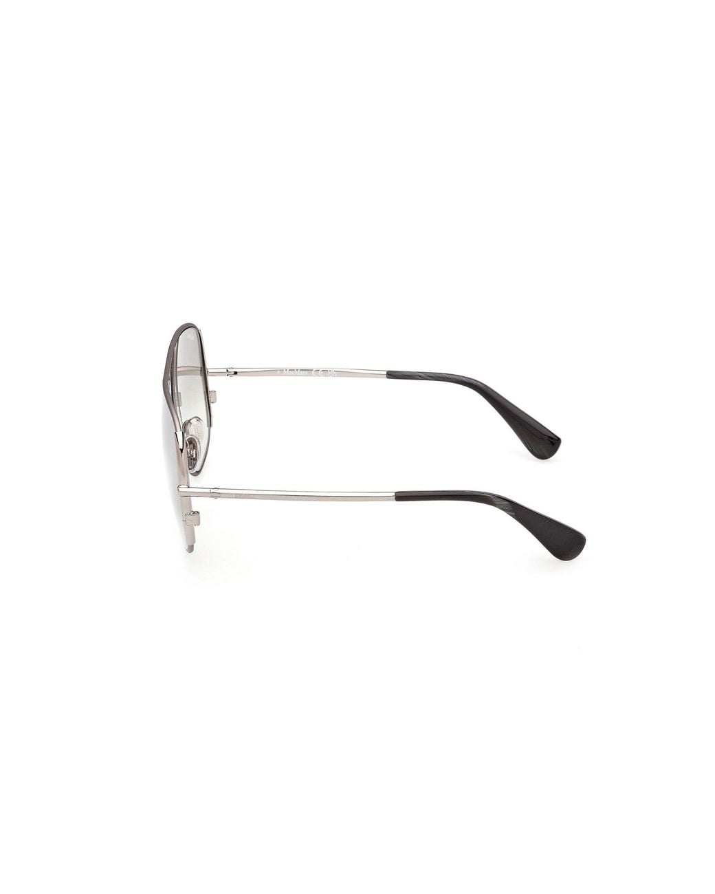 Max Mara White Shield Frame Sunglasses