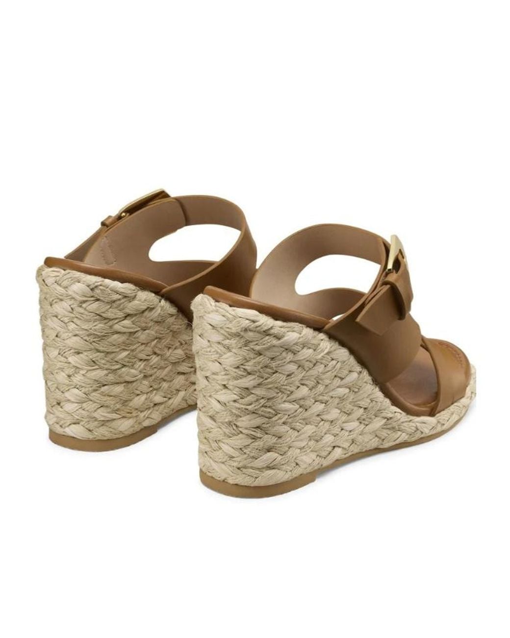 Stuart Weitzman Metallic Sai Espadrille Wedge