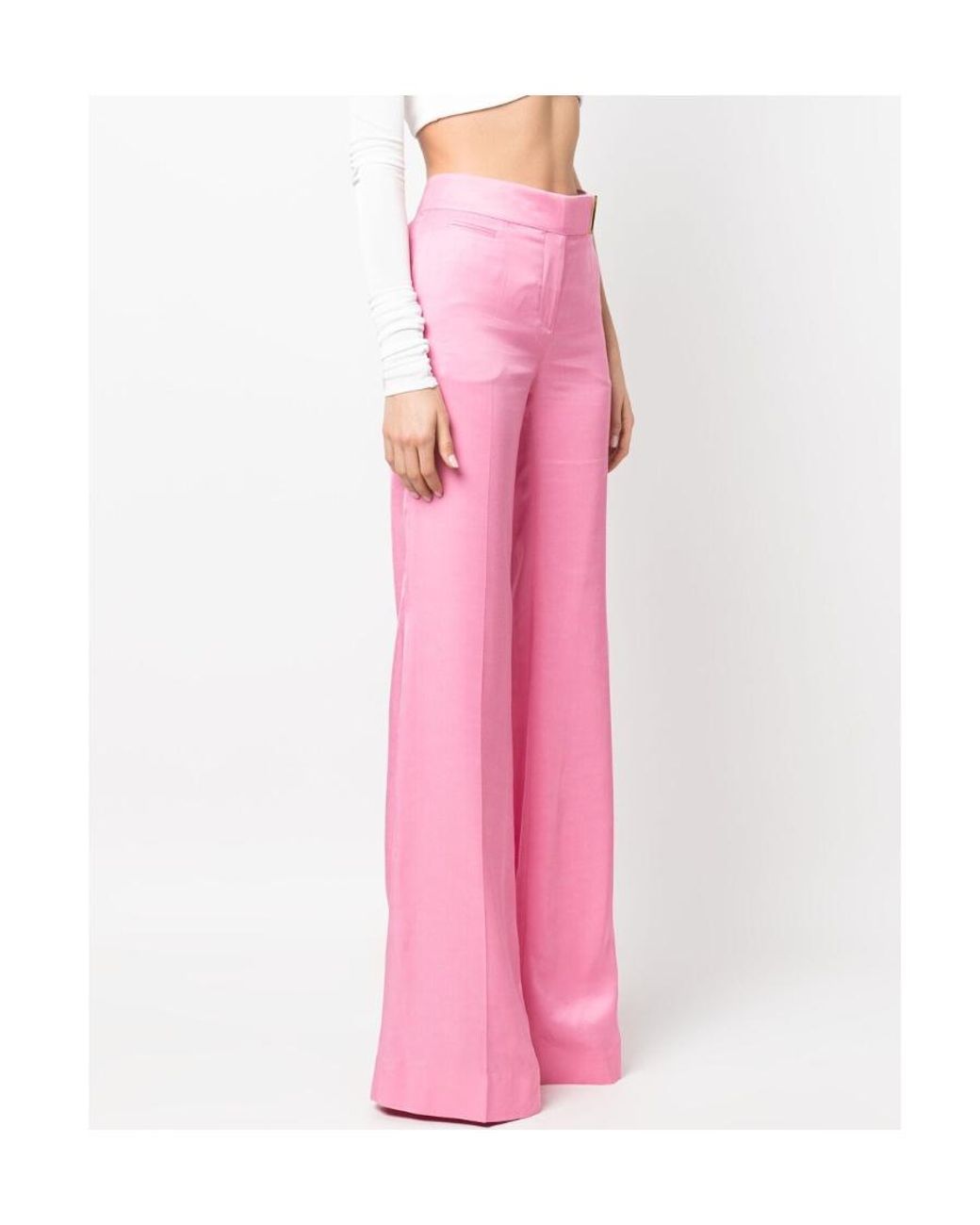 Tom Ford Pink Wide Leg Pants