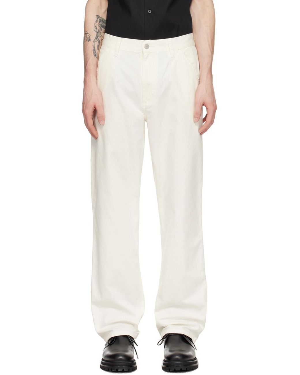 Carhartt Gray Single Knee Pants for men