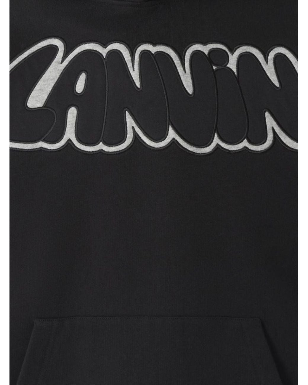 Lanvin Black Urban Curb Hoodie for men