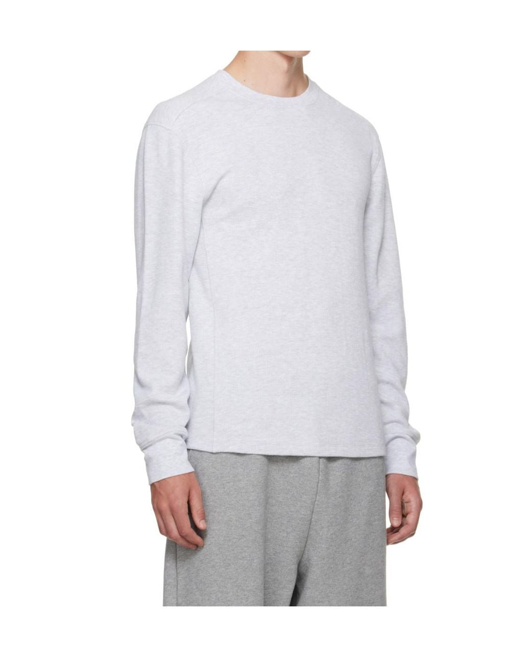 Entire studios White Thermal Long-Sleeve T-Shirt for men