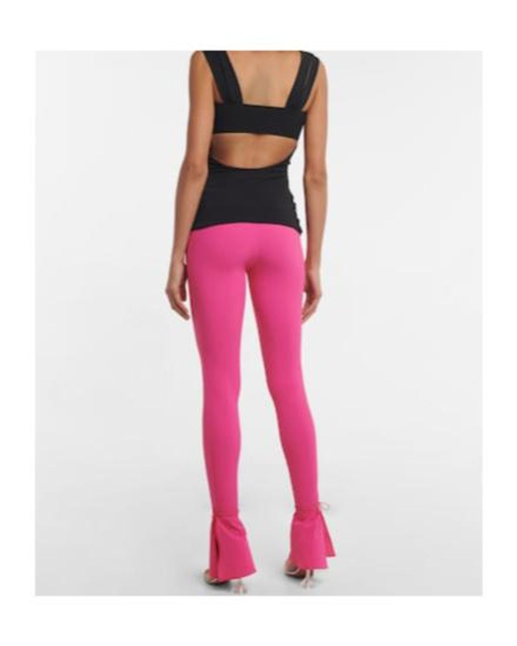 Nensi Dojaka Black Cutout Jersey Top