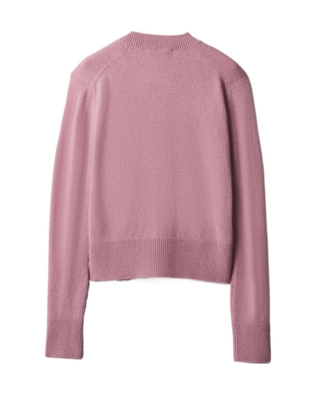 Maison Kitsuné Pink Maison Kitsuné Baby Fox Fitted Cardigan