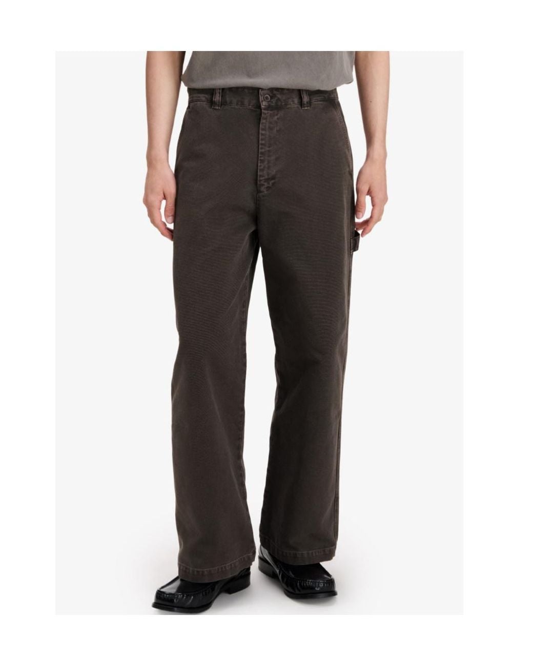 A.P.C. Gray Relaxed Workwear Pants for men