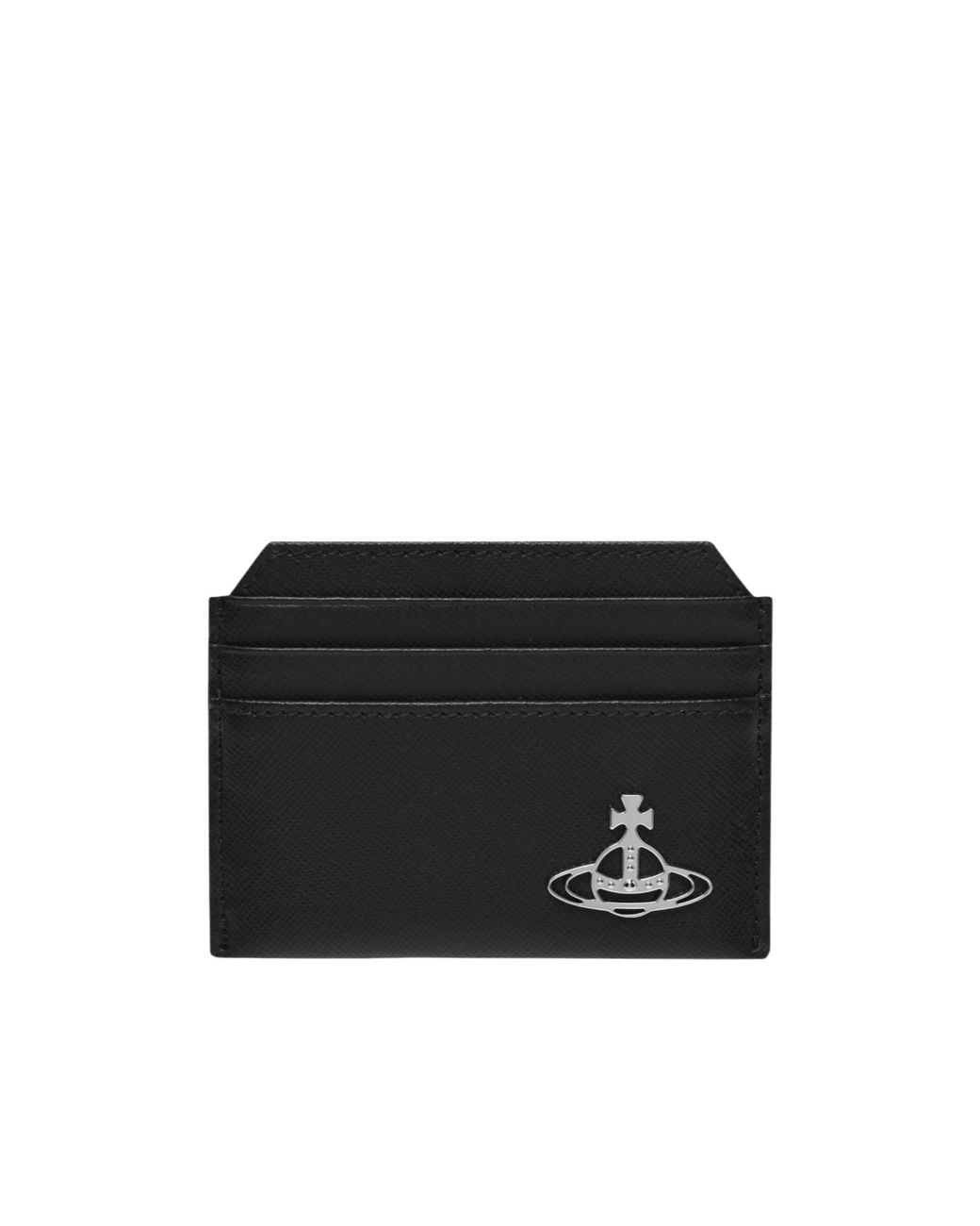 Vivienne Westwood Black Orb Kent Card Holder for men