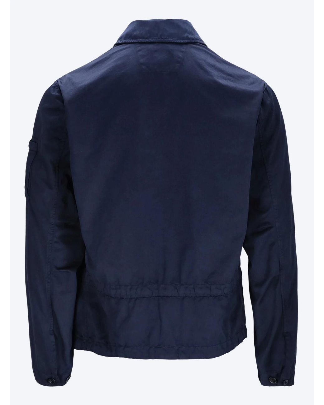 C P Company Blue Long-Sleeved Jacket for men