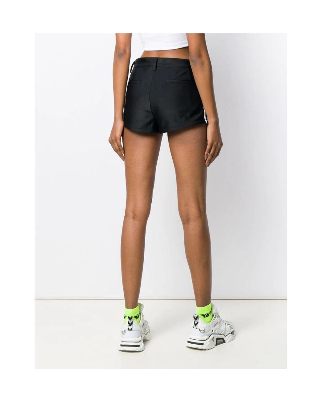 Gcds Black Logo Short Shorts