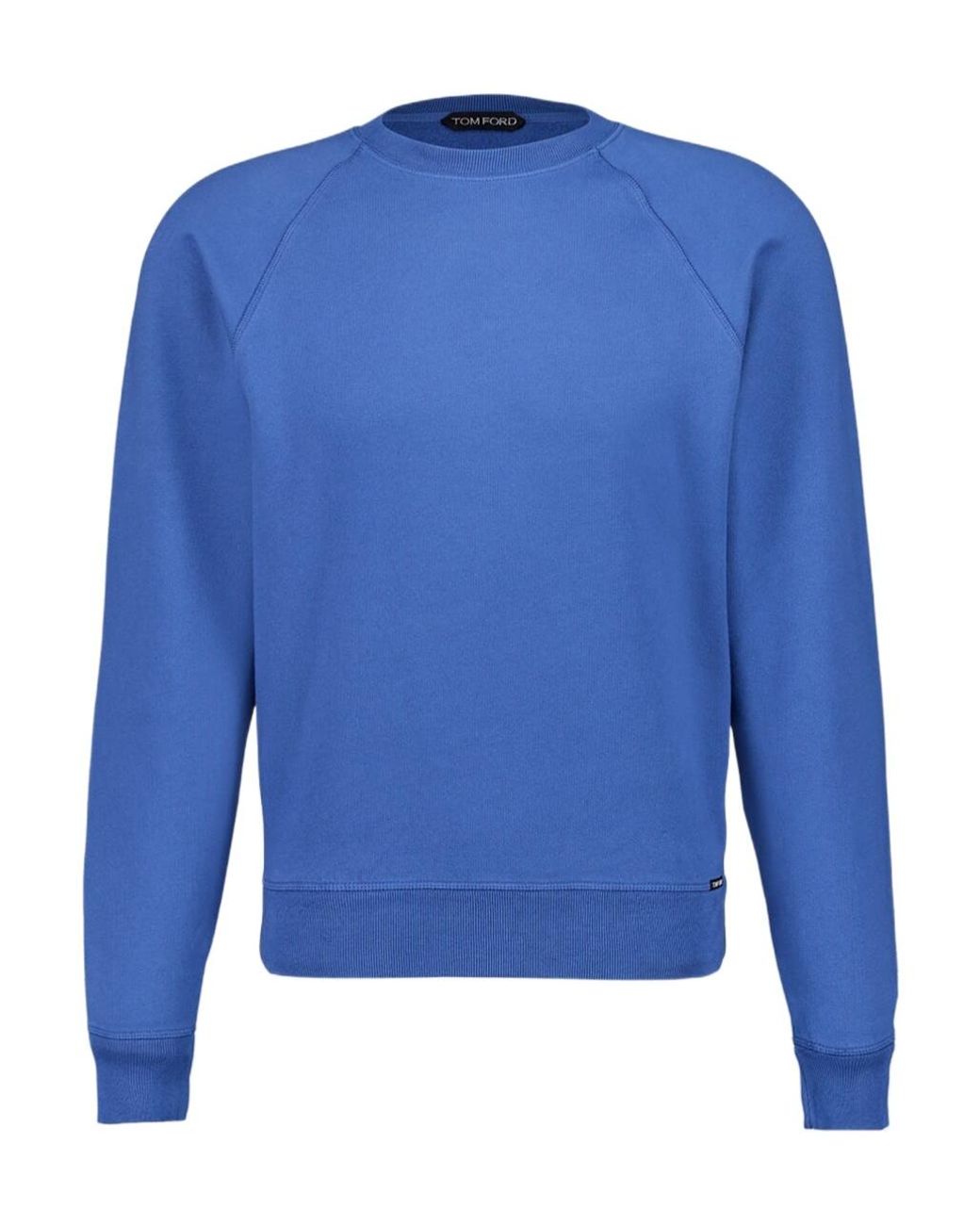 Tom Ford Blue Long-Sleeved Crewneck Sweatshirt for men
