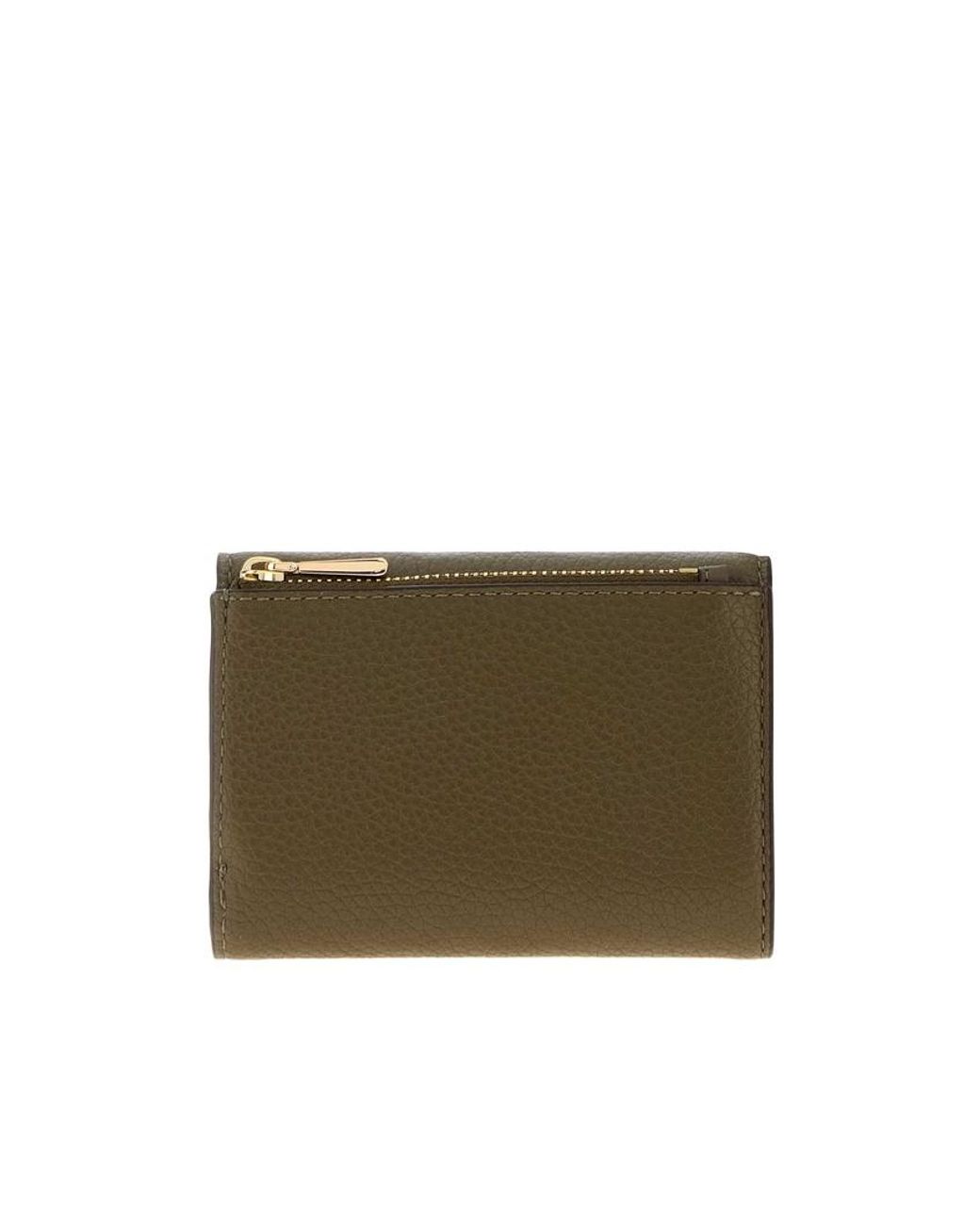 MICHAEL Michael Kors Green Bryant Trifold Wallet