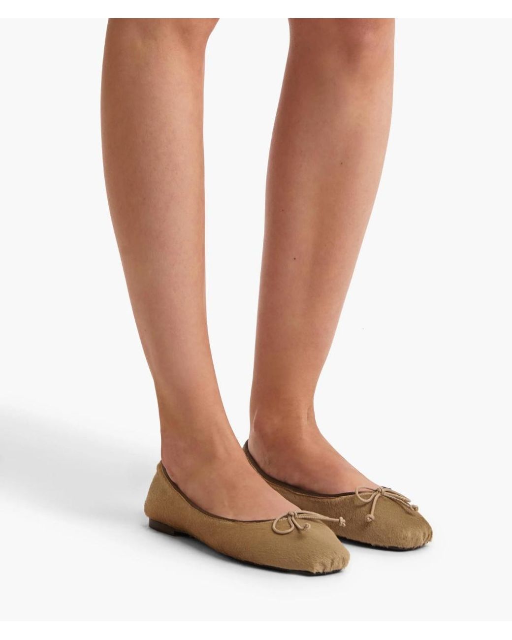 Khaite Natural Charlotte Ballet Flats
