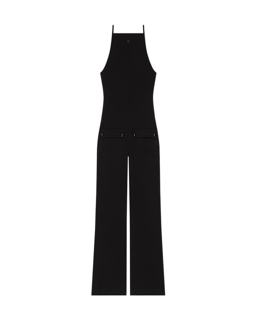 Courreges Black Courrèges Milano Knitted Allover Jumpsuit