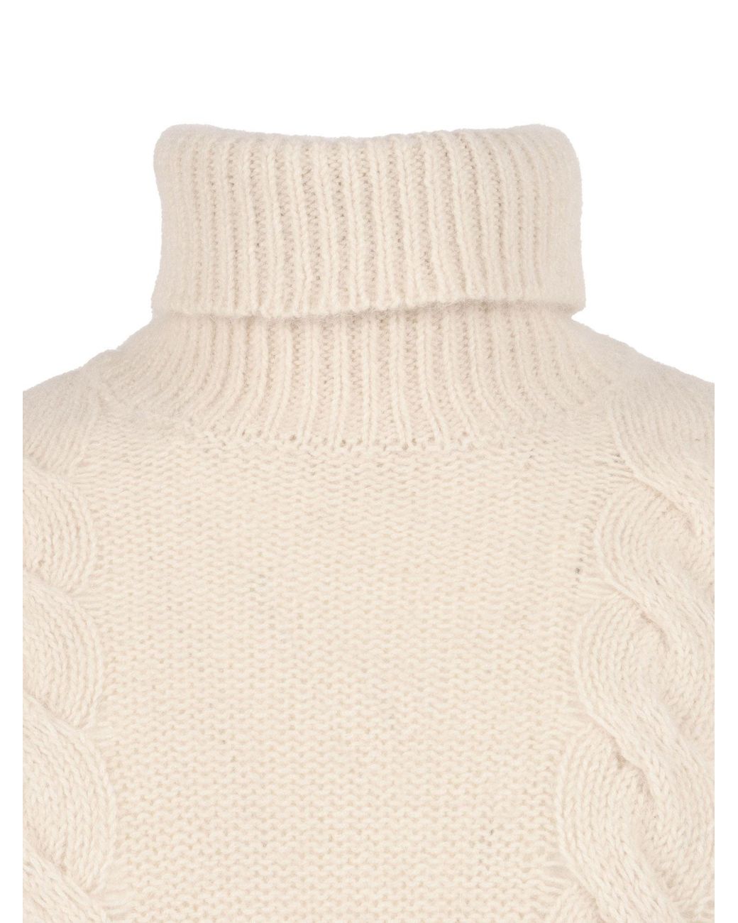 K-Way Natural Turtle Neck Knitted Jumper for men