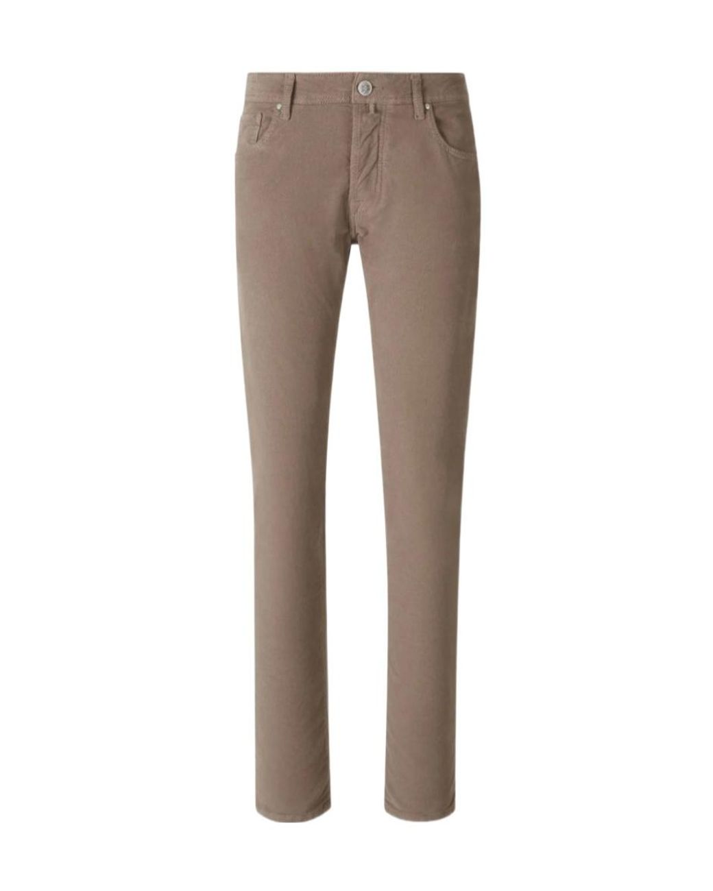 Jacob Cohen Gray Logo Patch Straight-Leg Pants for men