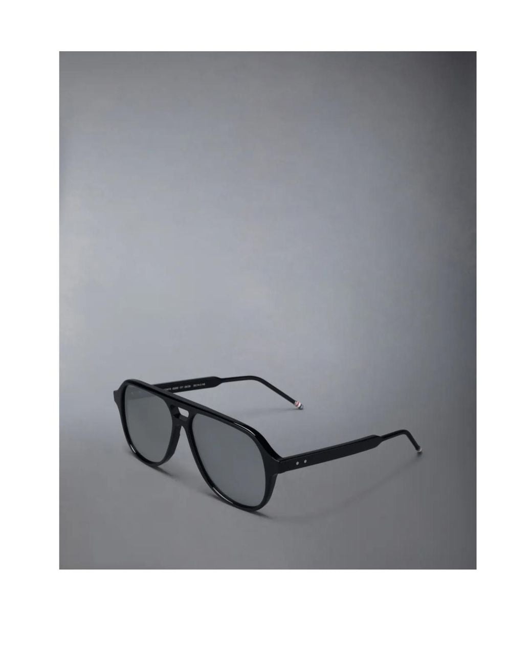 Thom Browne Multicolor Eyewear Pilot Frame Sunglasses for men