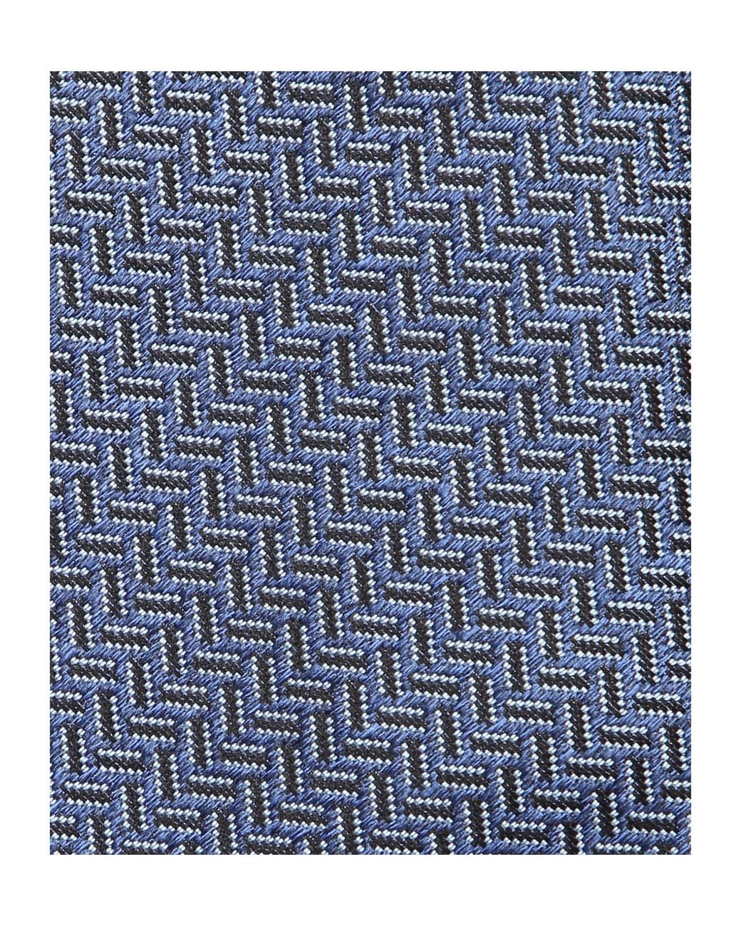 Canali Blue Pointed-Tip Tie for men