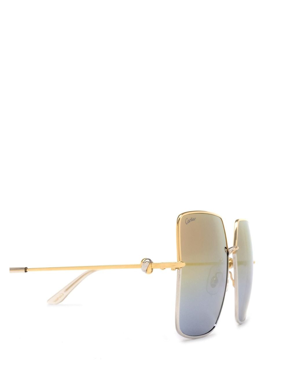 Cartier Multicolor Square Frame Sunglasses