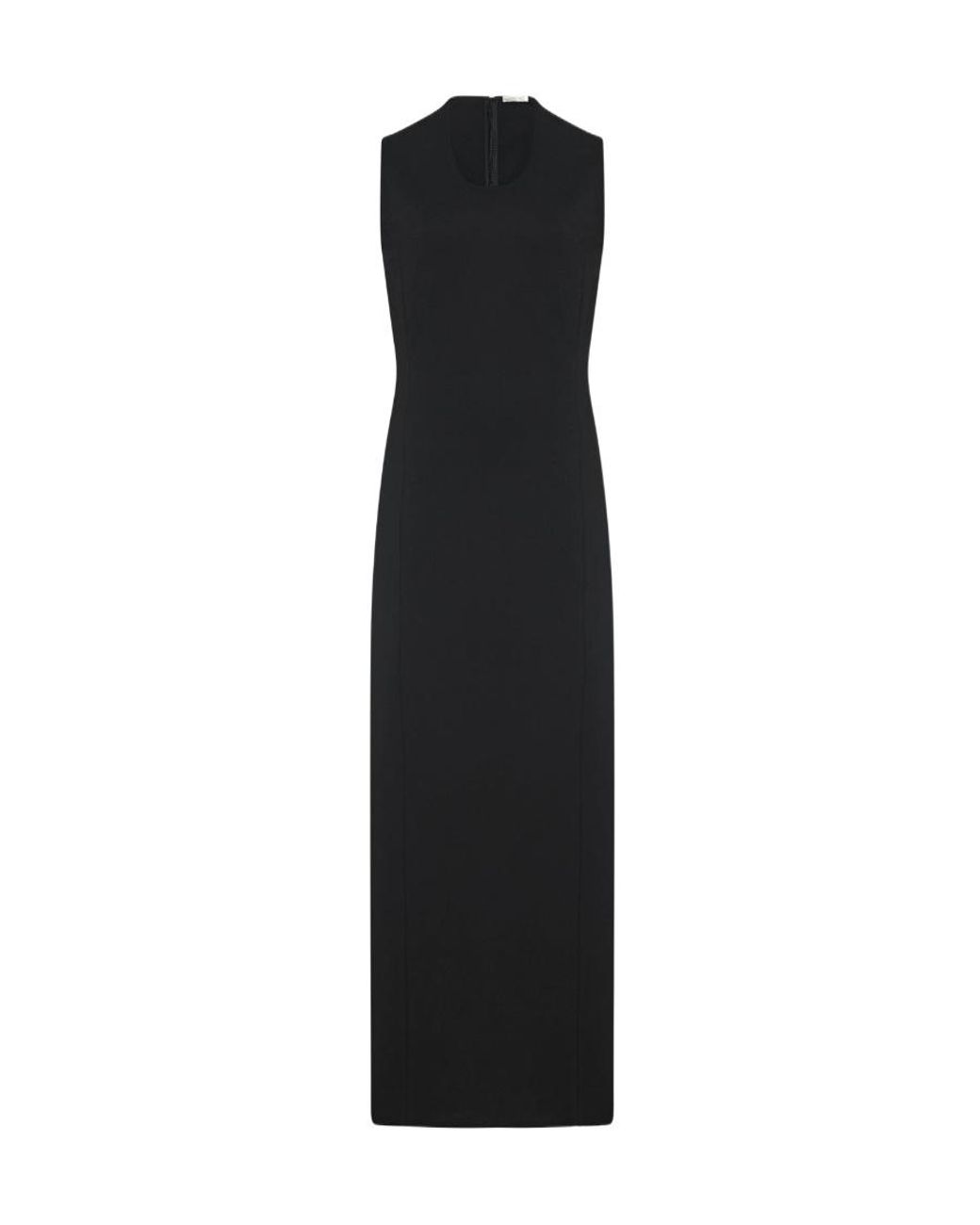 The Row Black Sleeveless Long Dress