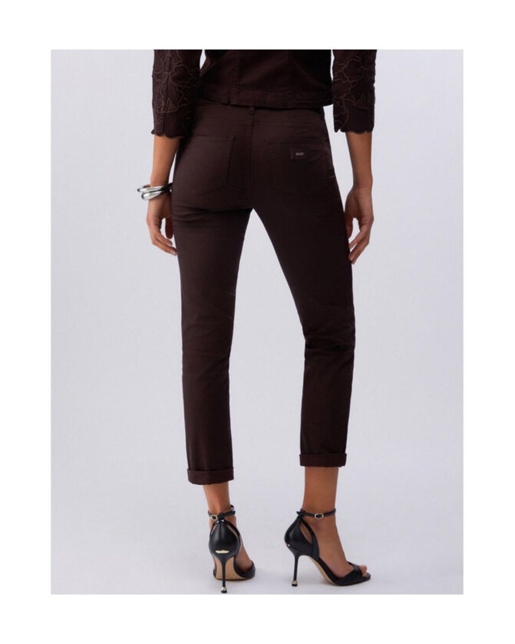 Liu Jo Red Regular-Fit Trousers