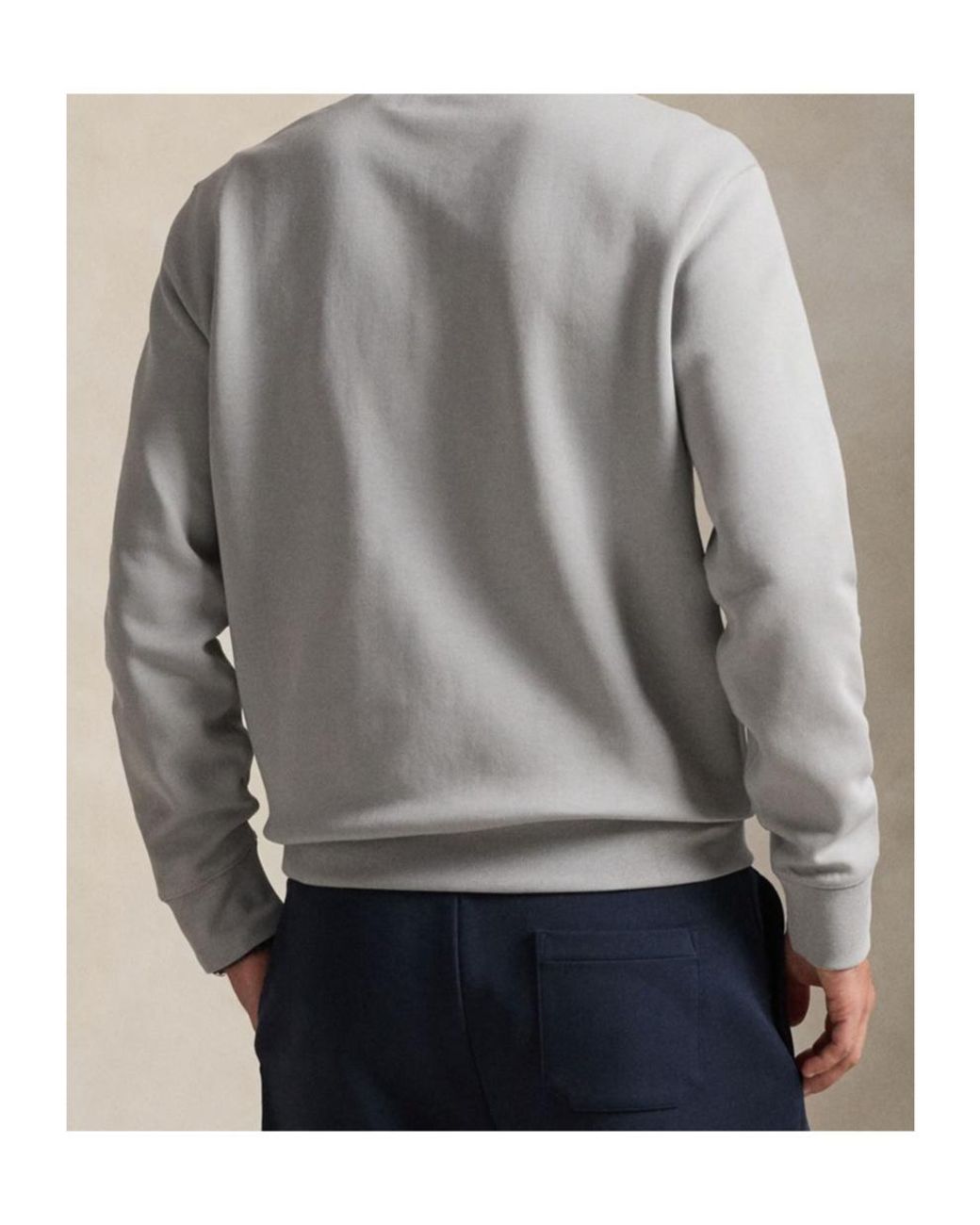 Polo Ralph Lauren Gray Quarter Zip-Up Hoodie for men