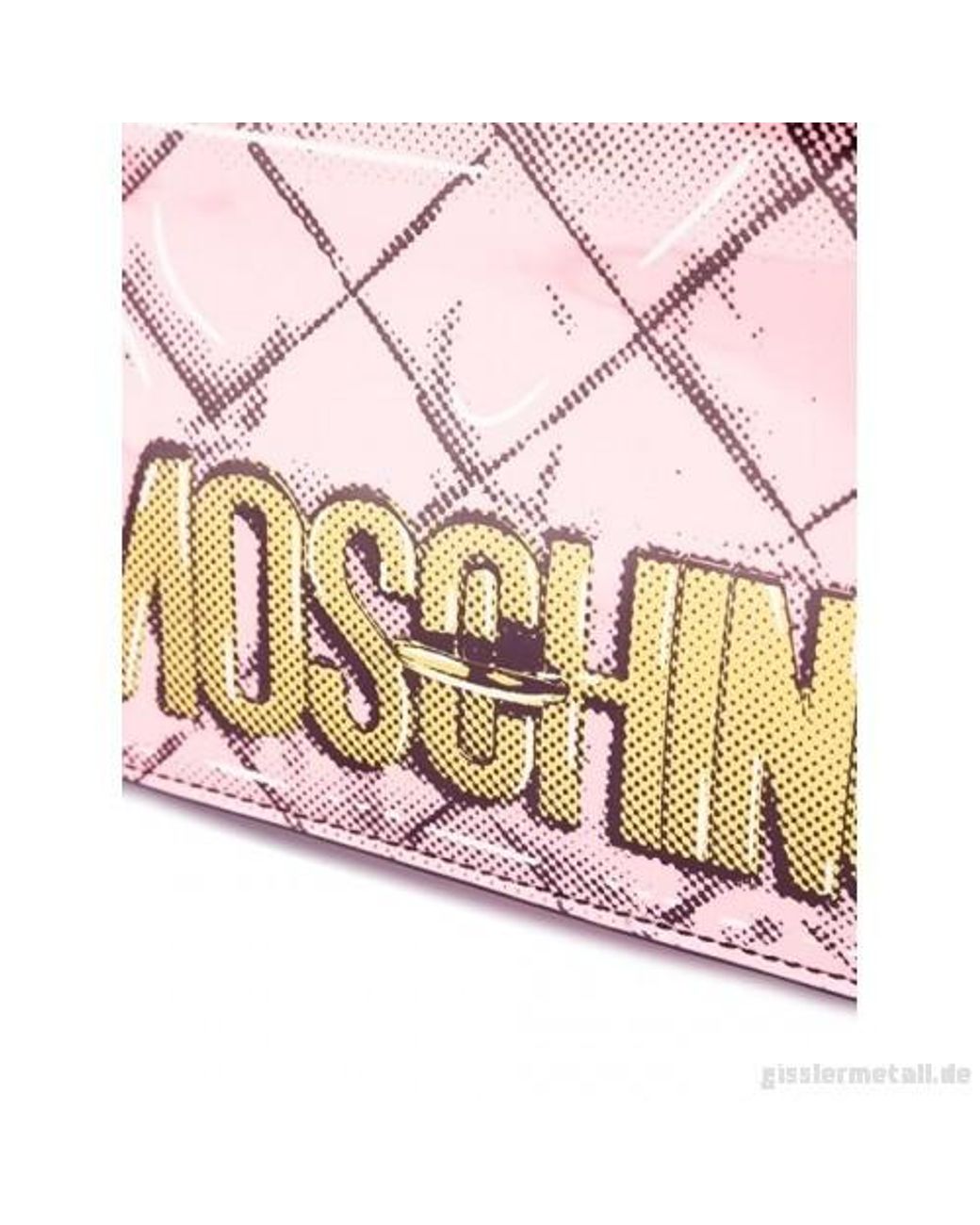 Moschino Pink Logo Shoulder Bag