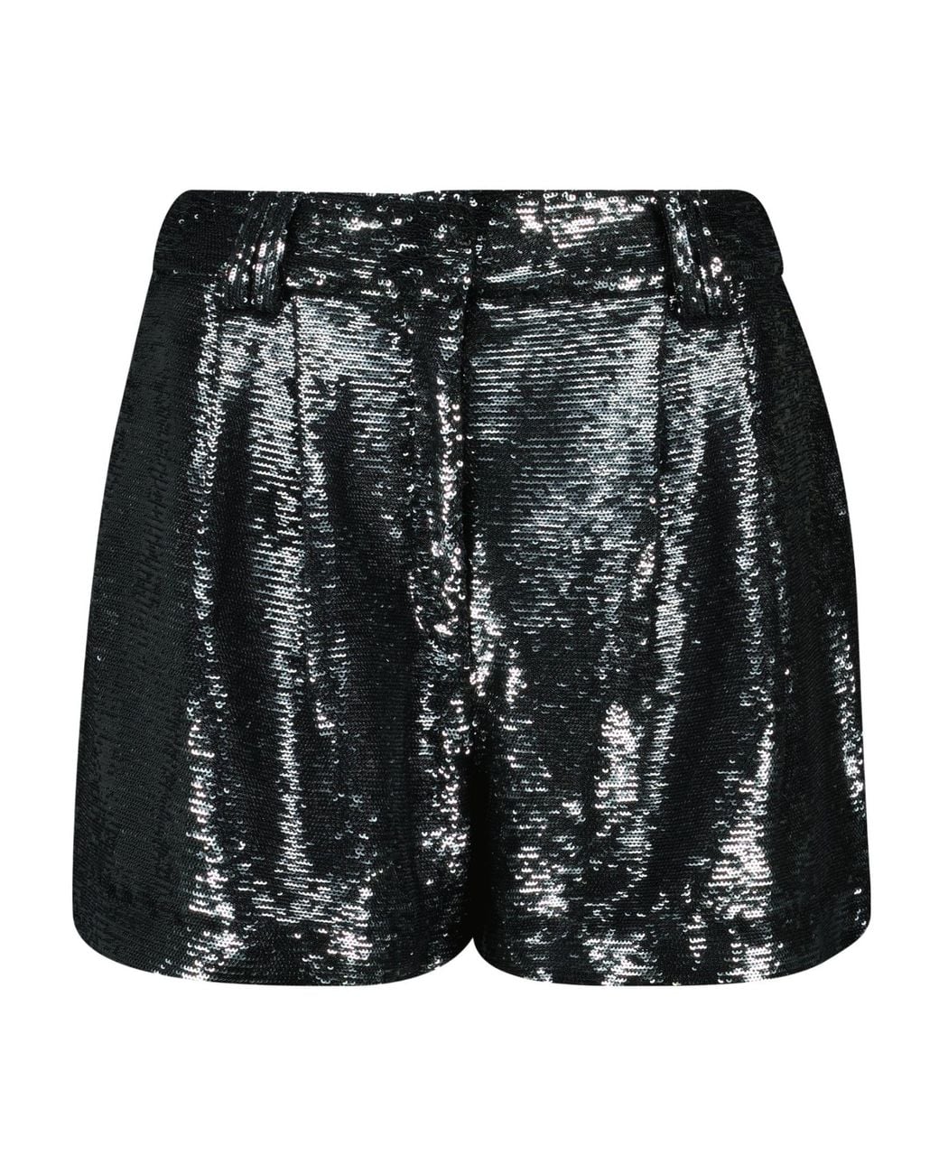 IRO Black Nucas Sequined Shorts