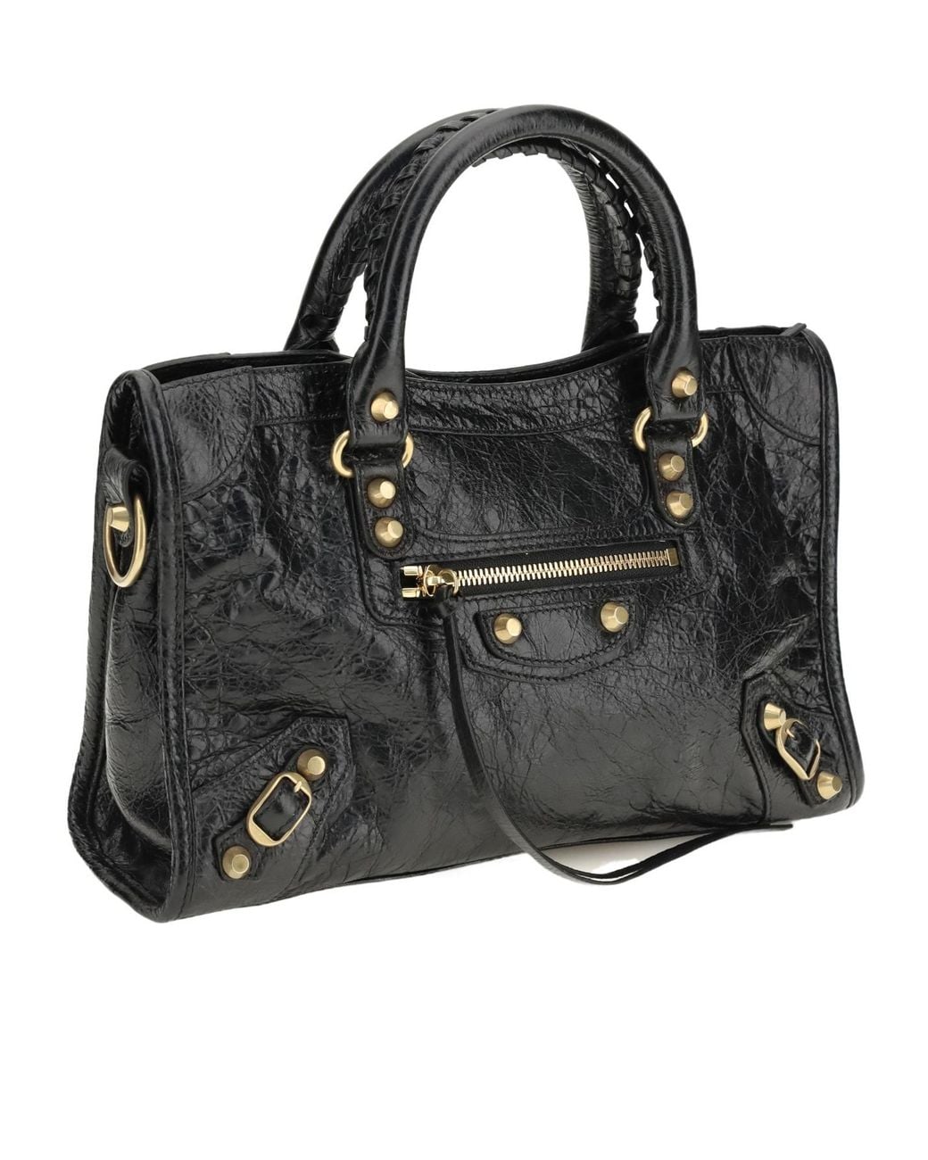 Balenciaga Black Le City Small Shoulder Bag
