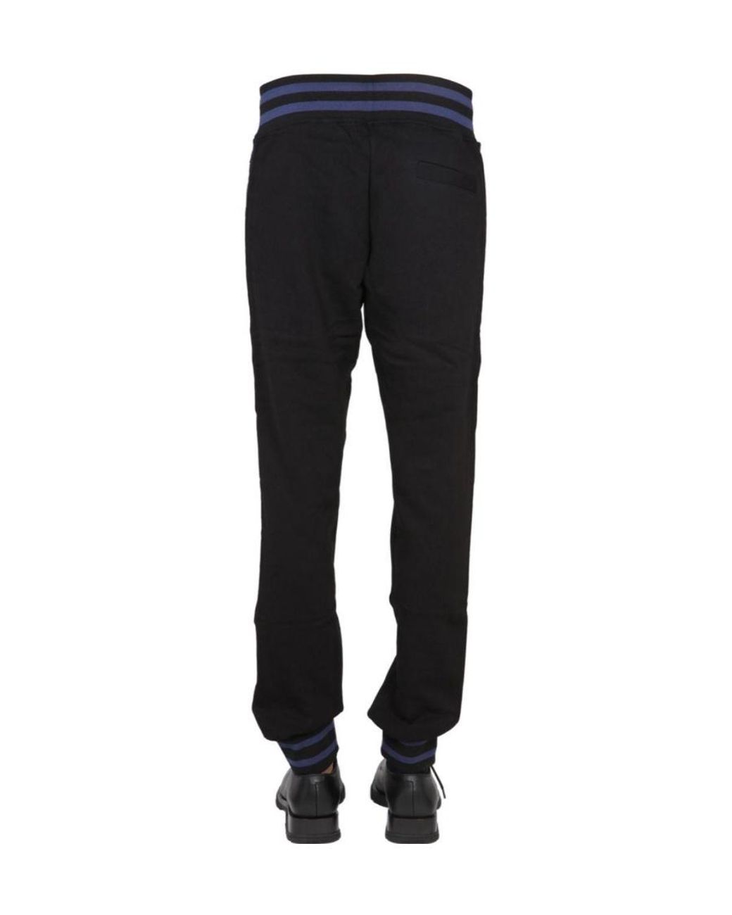 Versace Jeans Black Couture Drawstring Track Pants for men