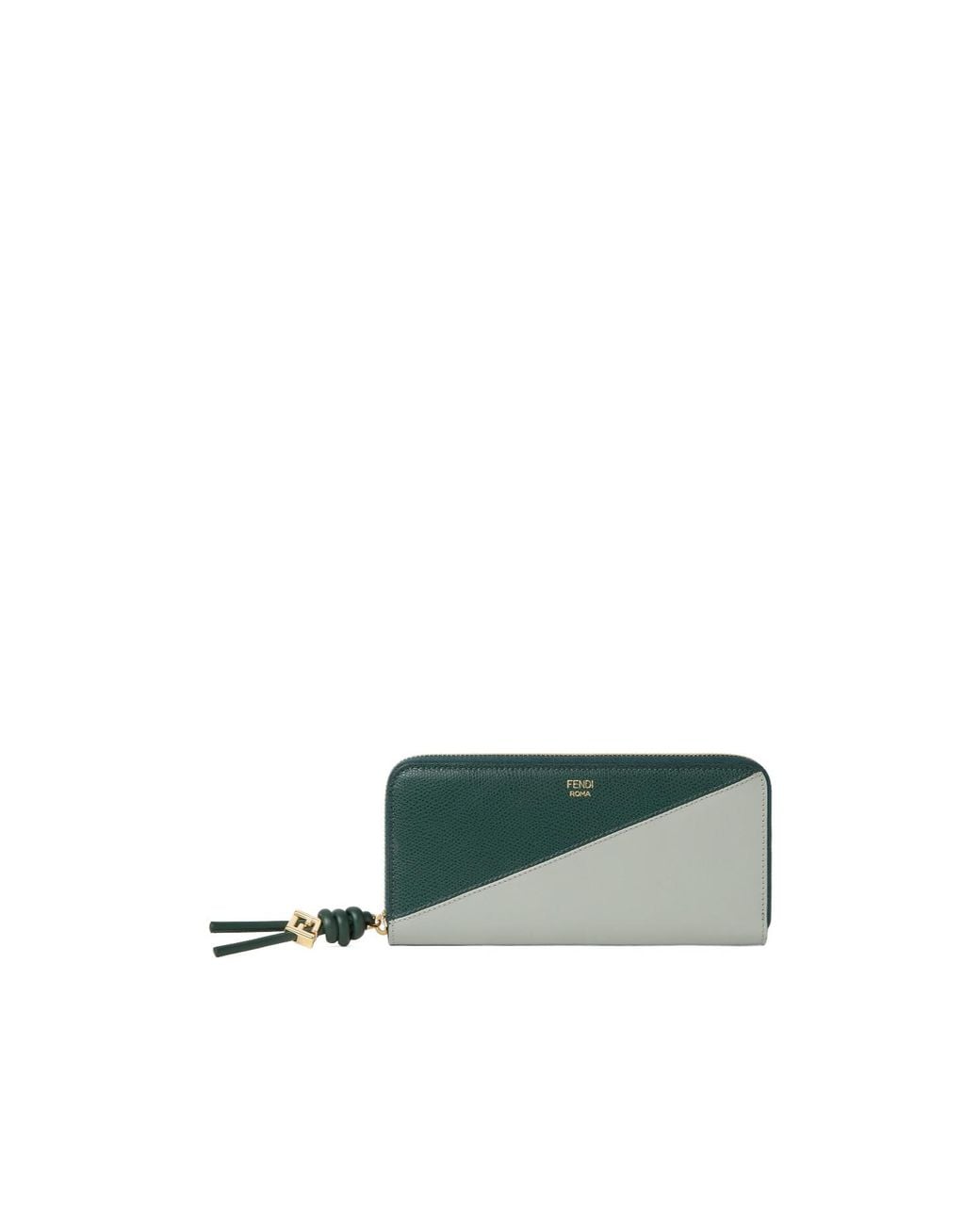 Fendi Green And Matcha Leather Wallet