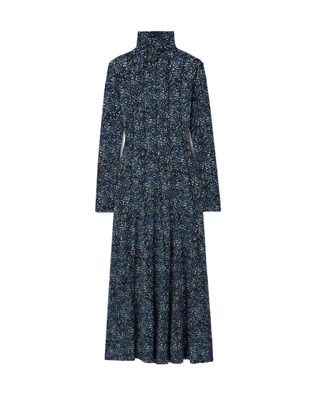 Proenza Schouler Blue Turtleneck Maxi Dress