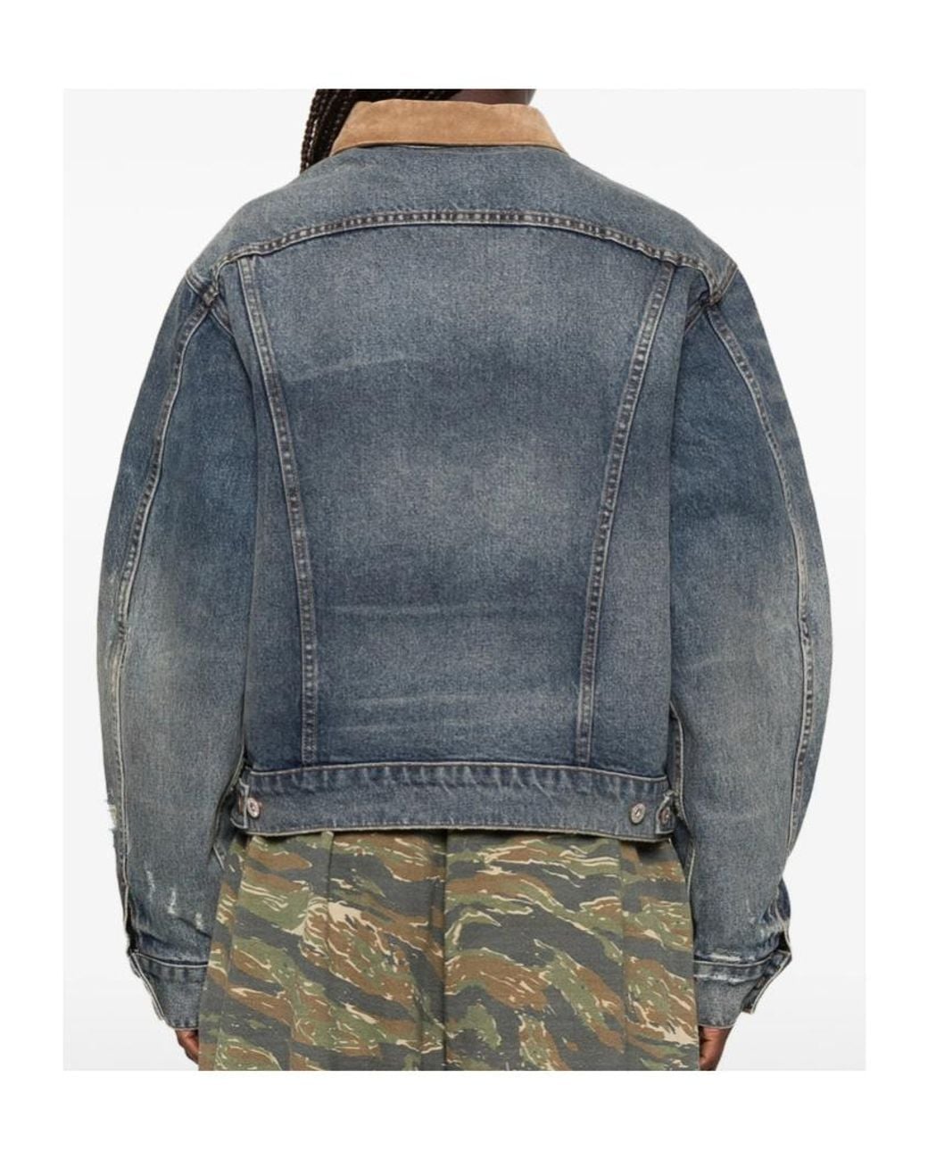 GALLERY DEPT. Blue Button-Up Denim Jacket for men