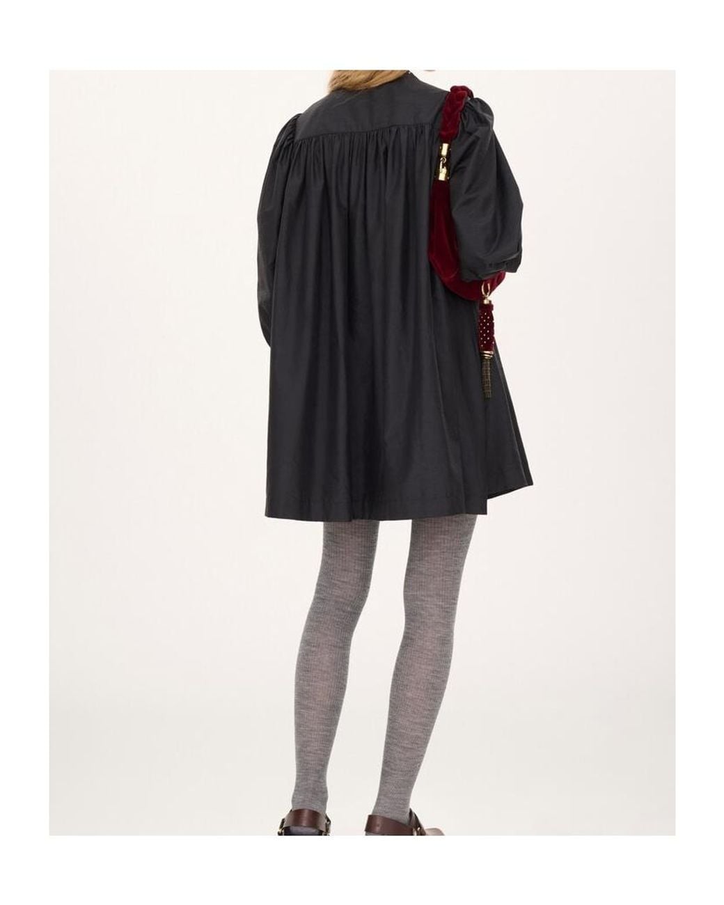 Chloé Black Chloé Long-Sleeved Mini Dress