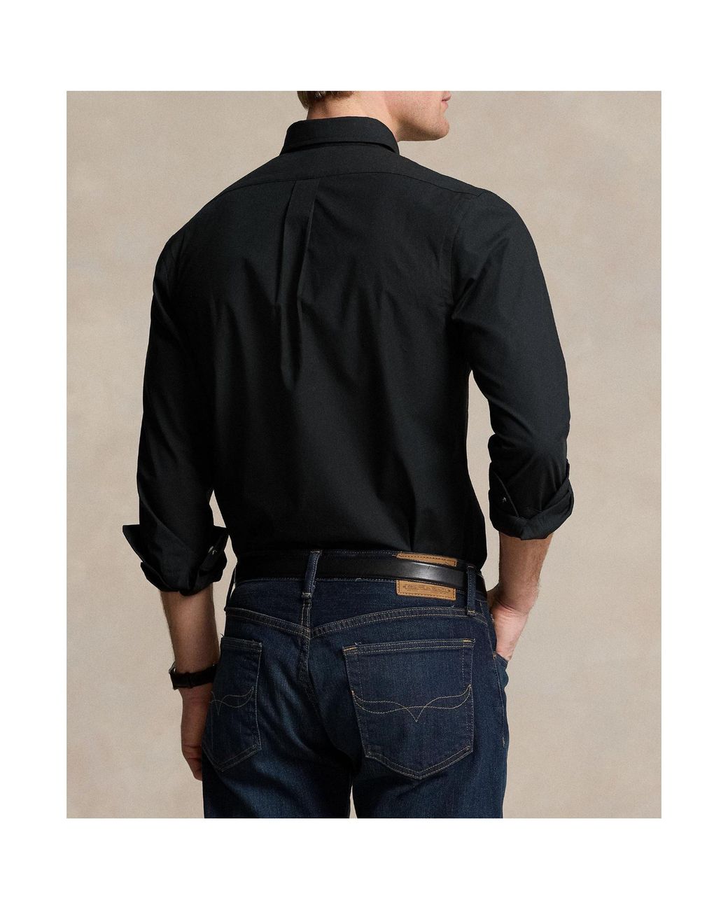 Polo Ralph Lauren Black Long-Sleeve Shirt for men