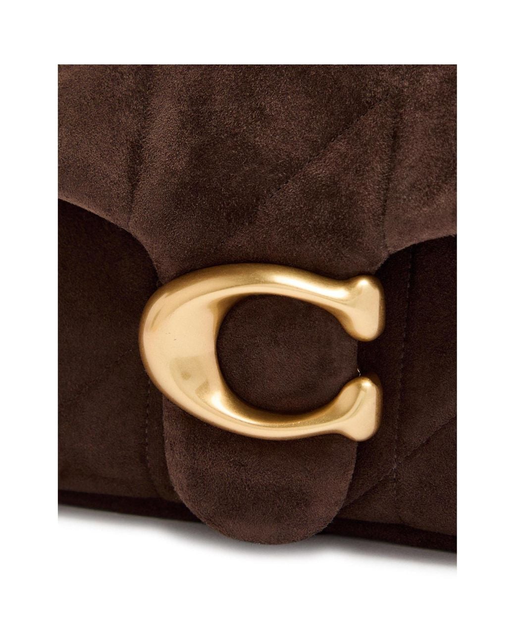 COACH Brown Simple Single-Shoulder Bag