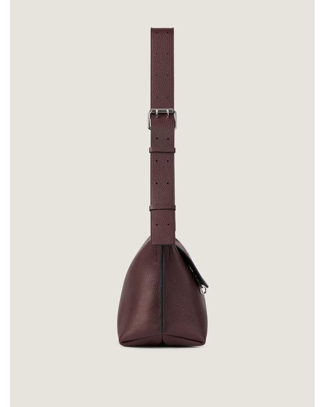 Givenchy Brown Flap Leather Messenger Bag for men