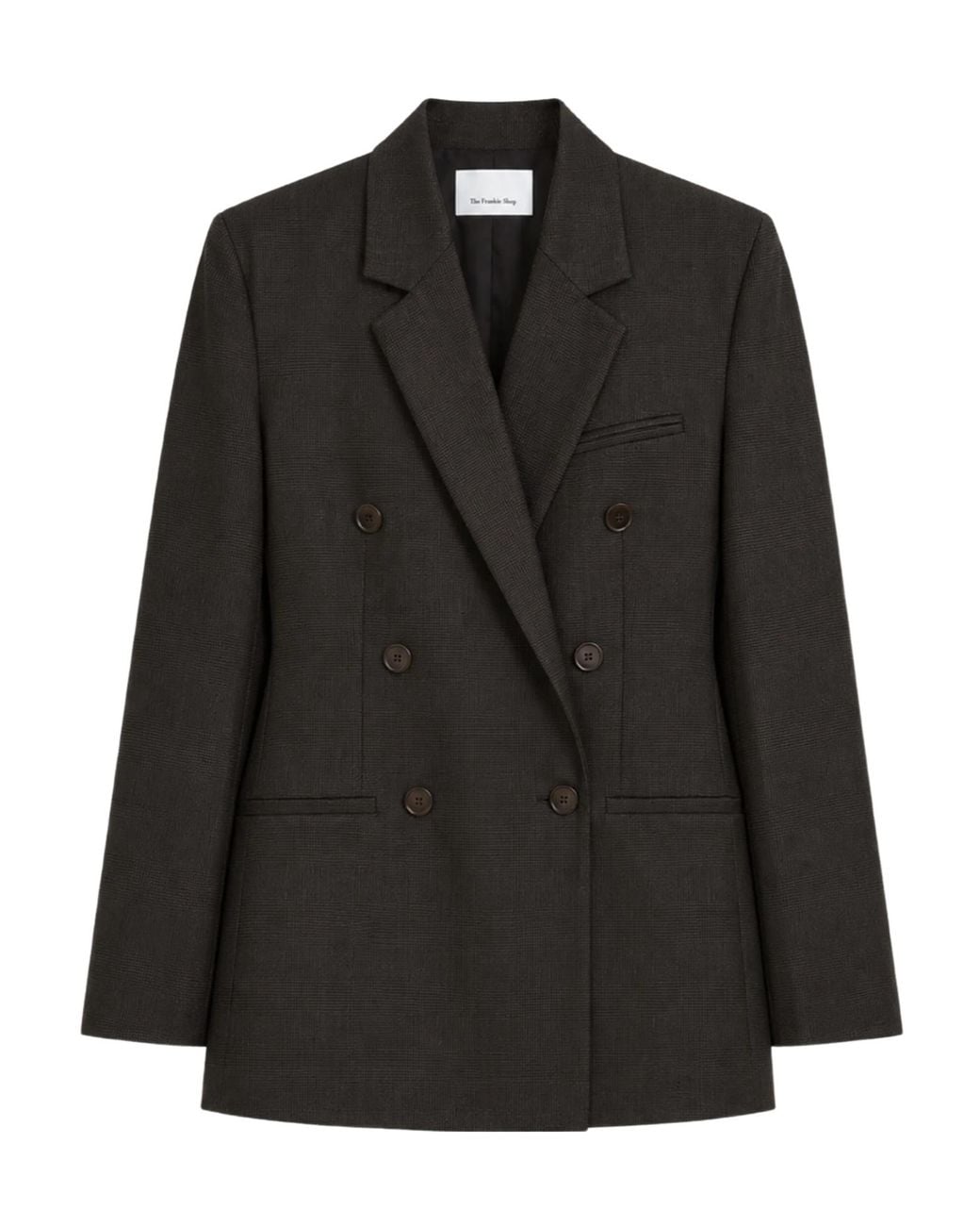 Frankie Shop Black Jade Double-Breasted Blazer