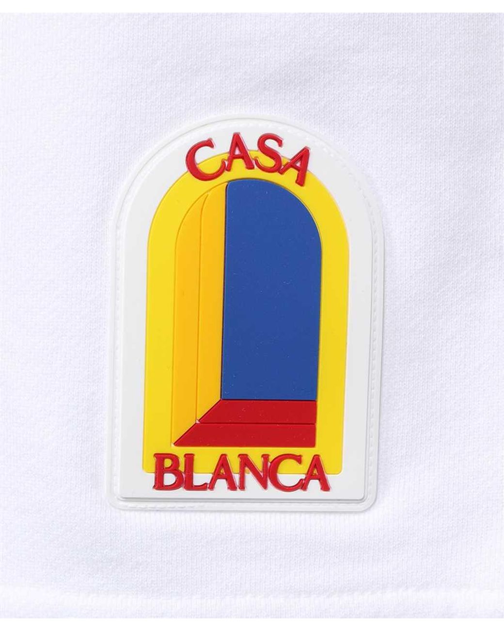 Casablanca White Logo Shorts for men