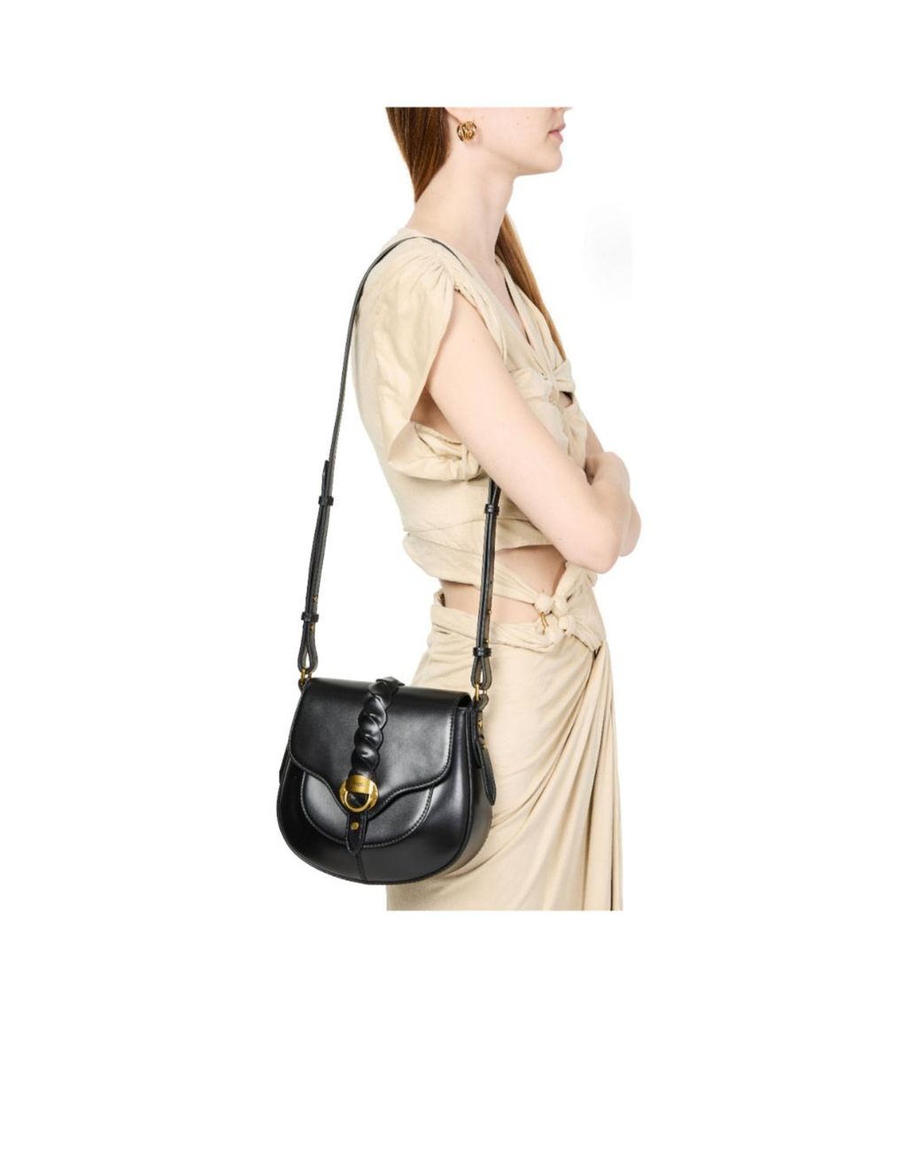Isabel Marant Black Altay Small Crossbody Bag