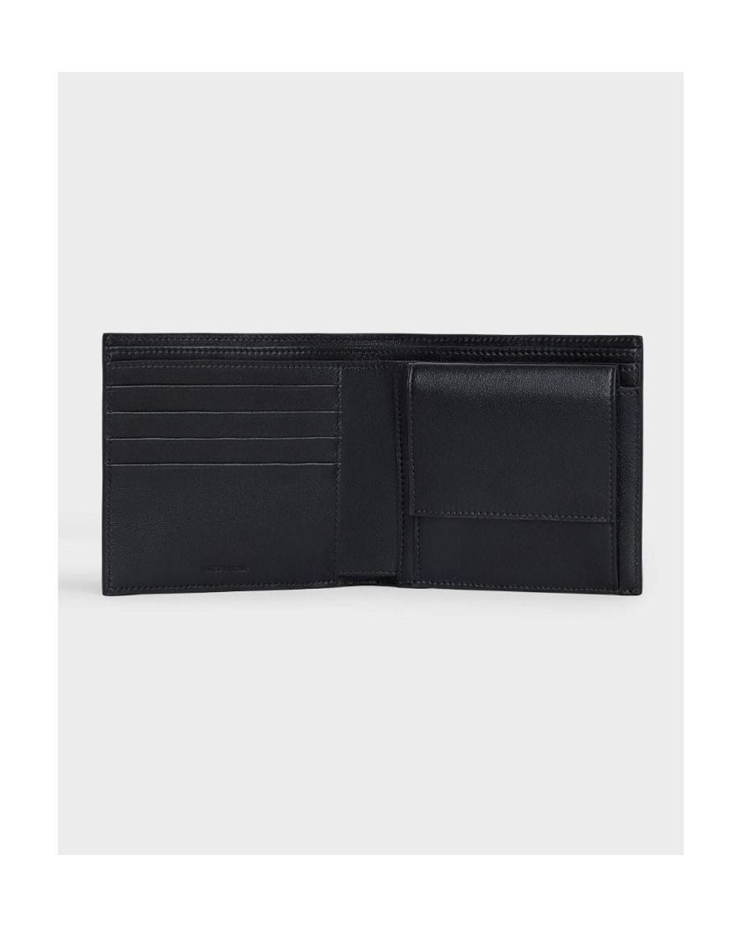 Céline Blue Bi-Fold Wallet With Coin Compartment for men
