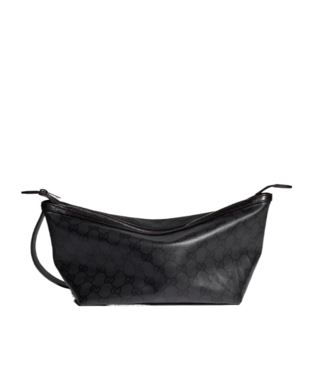 Gucci Black Gg Supreme Toiletry Case for men