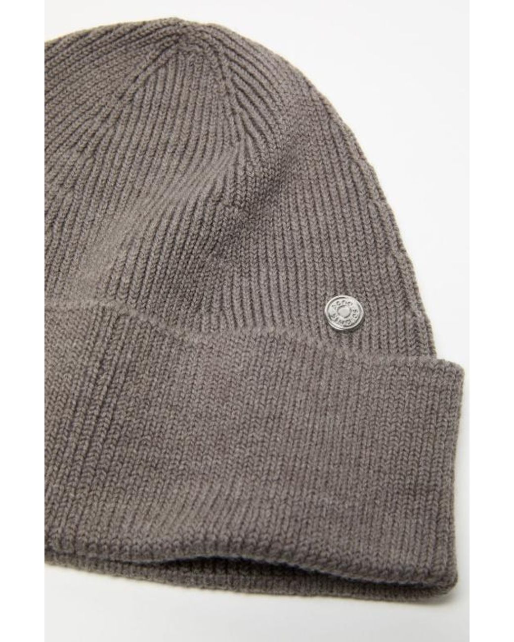Acne Brown Rivet Beanie Hat