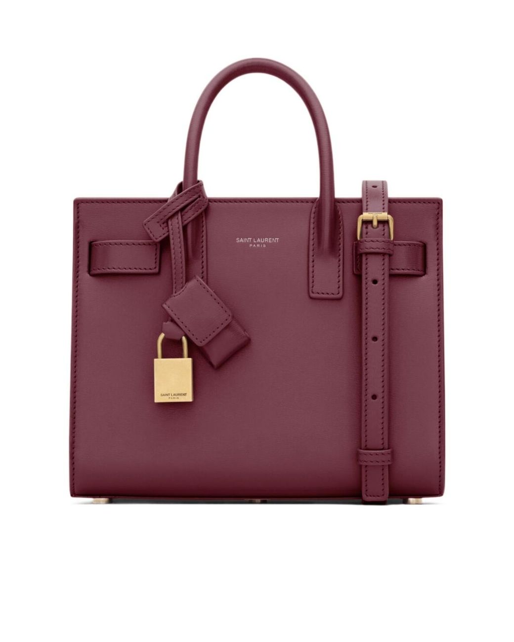 Saint Laurent Purple Sac De Jour
