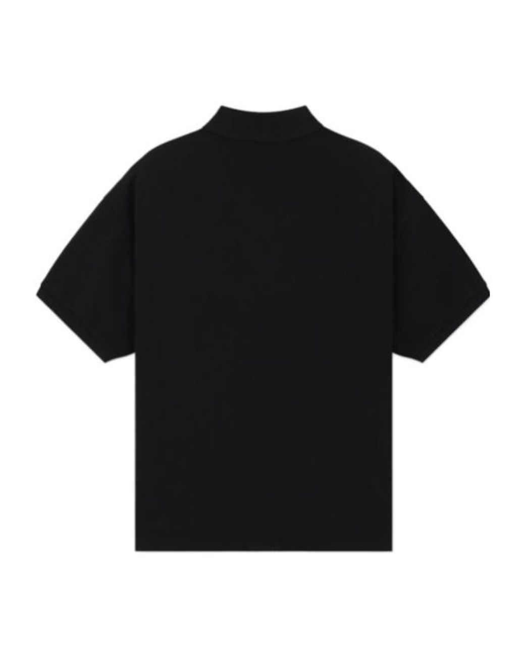 we11done Black Selldone Polo for men