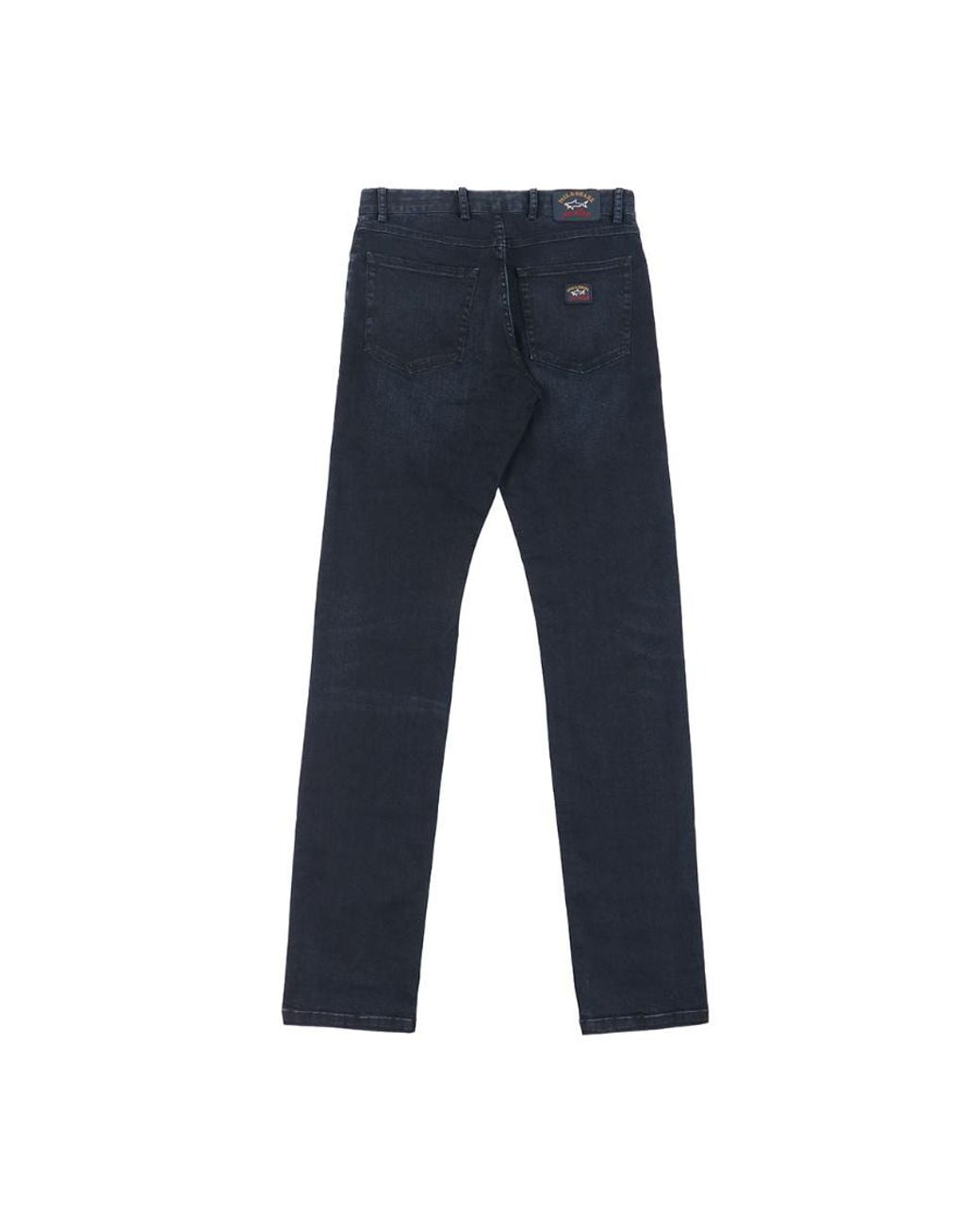 Paul & Shark Blue Logo Stretch Denim Jeans for men
