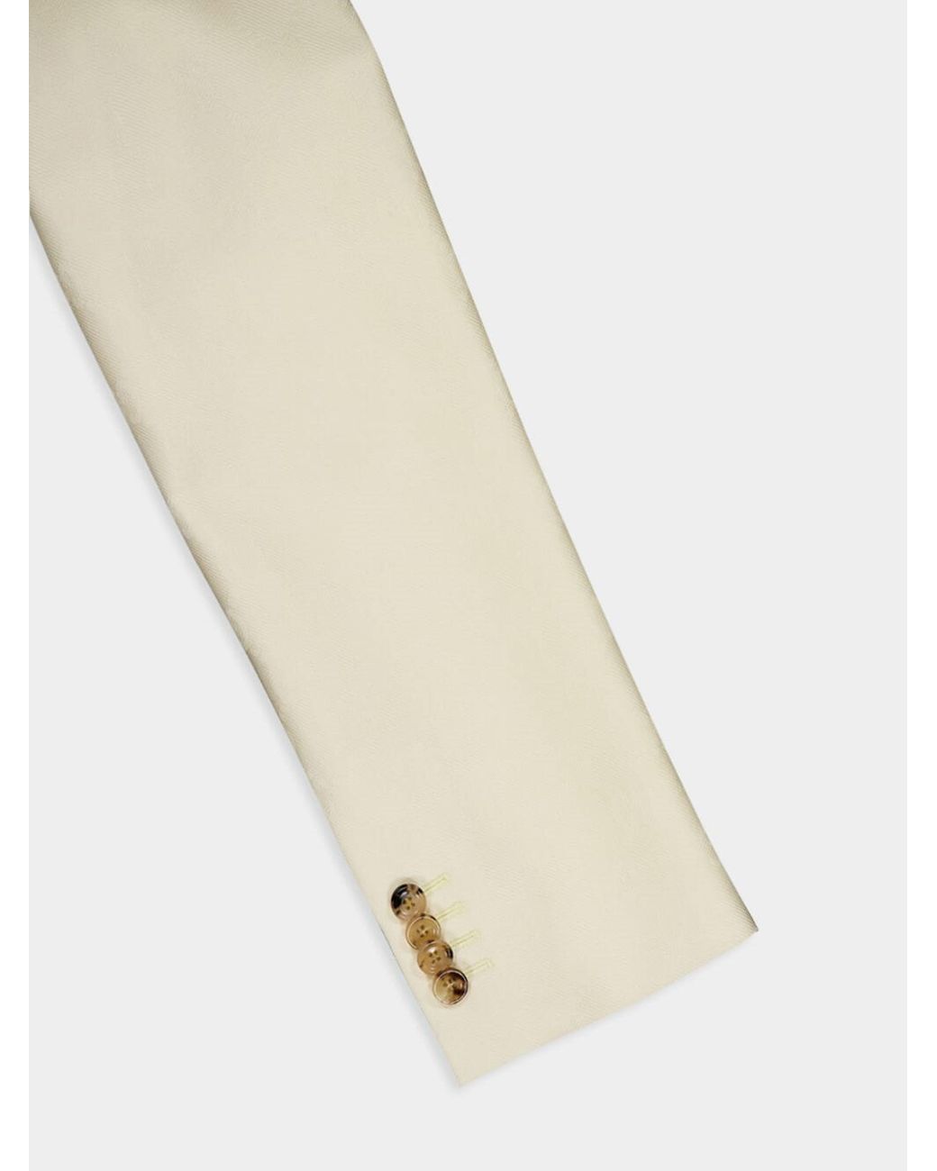 Gucci Natural Jacquard Tailored Blazer