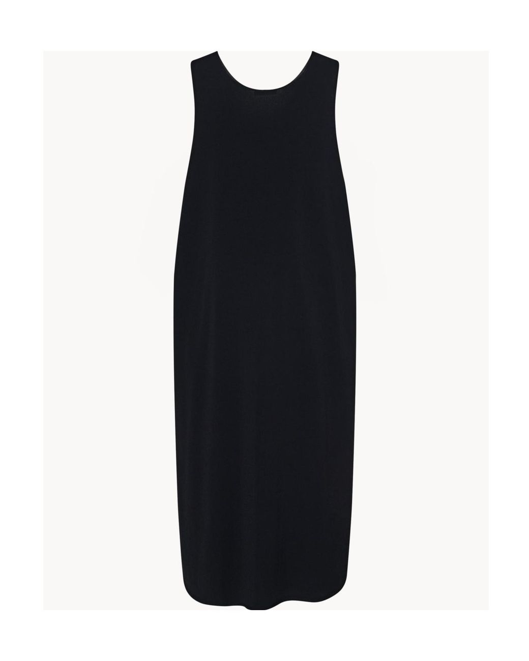 The Row Black Agla Sleeveless Maxi Dress