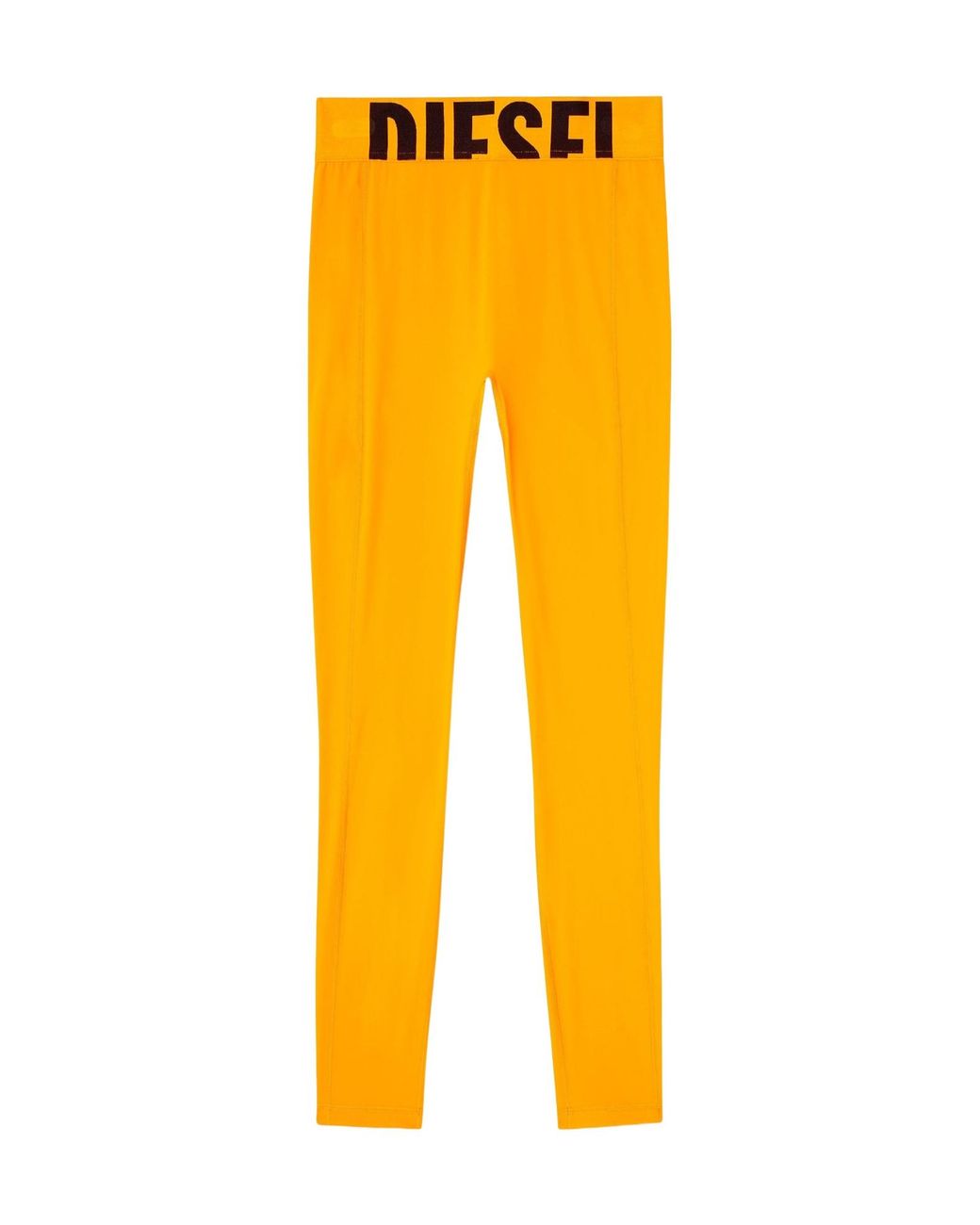 DIESEL Yellow Adeline-D-Pop Logo Pants