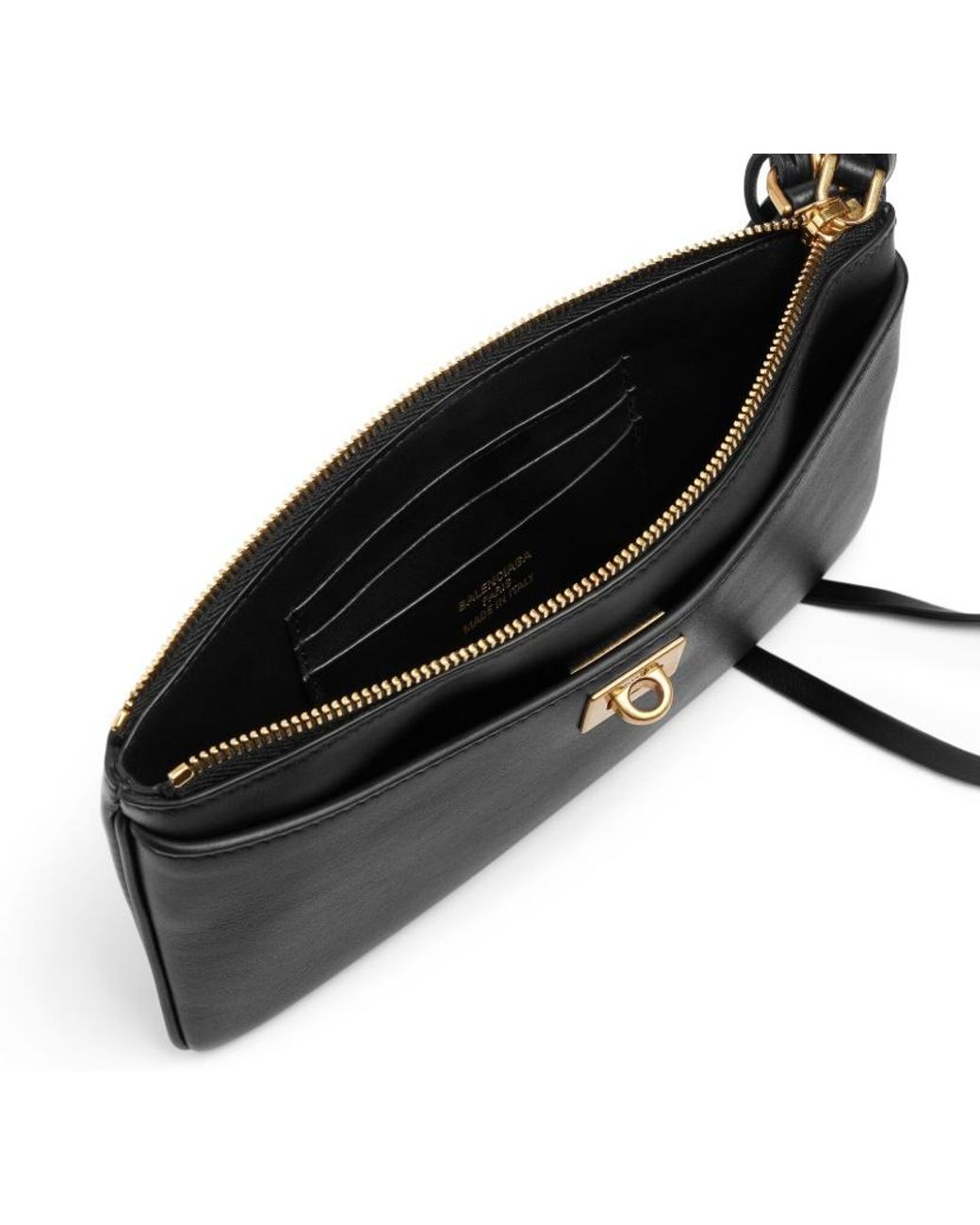 Balenciaga Black Rodeo Phone Pouch