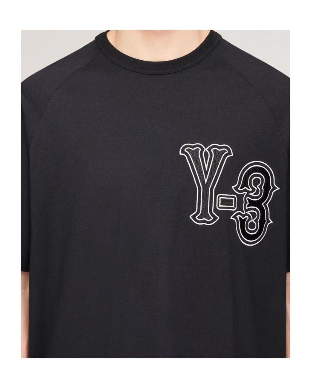 Y-3 Black Elite 5-Gfx Short-Sleeve T-Shirt for men